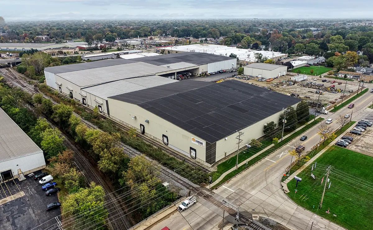 Fox Valley Warehouse Exterior From Above